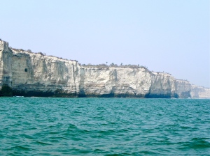 Cliff coast of luanda