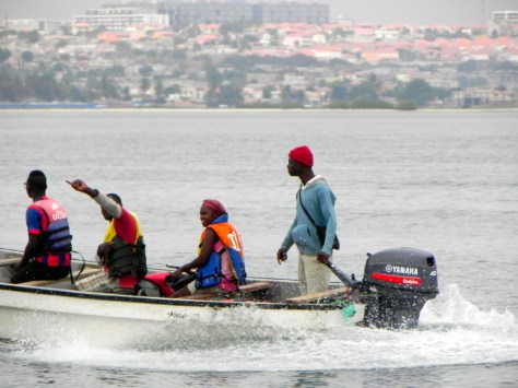 Boating in Luanda
