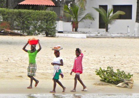 Selling eggs in Luanda Angola
